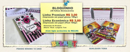 Bloquinho de anotações